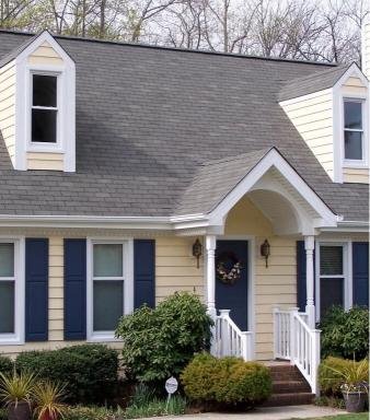 Siding outside view